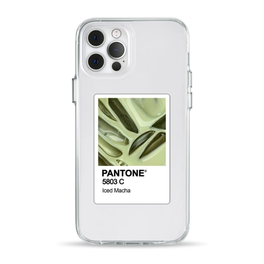 Чехол Pump Clear Case for iPhone 12/12 Pro PANTONE Iced Macha