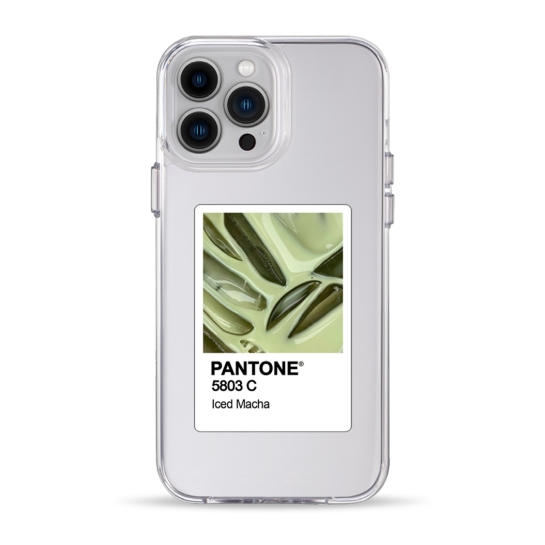 Чехол Pump Clear Case for iPhone 13 Pro Max PANTONE Iced Macha - цена, характеристики, отзывы, рассрочка, фото 1
