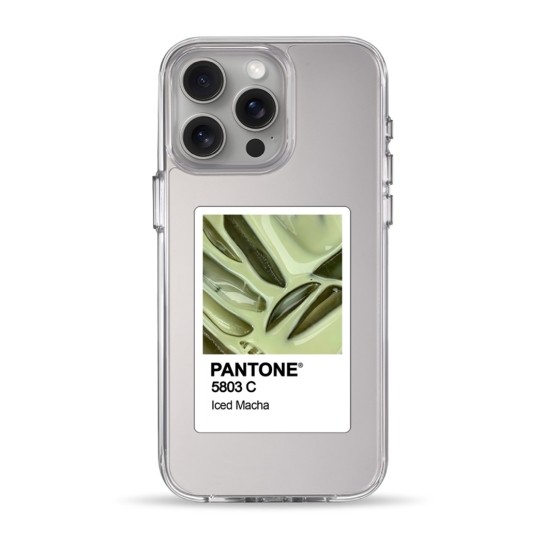 Чехол Pump Clear Case for iPhone 15 Pro Max PANTONE Iced Macha - цена, характеристики, отзывы, рассрочка, фото 1