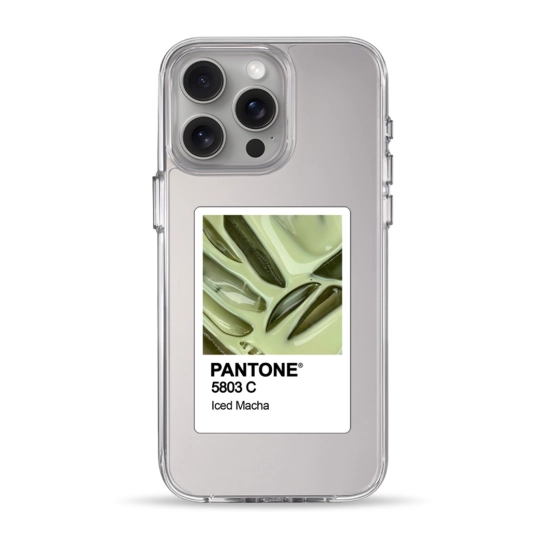 Чехол Pump Clear Case for iPhone 15 Pro Max PANTONE Iced Macha