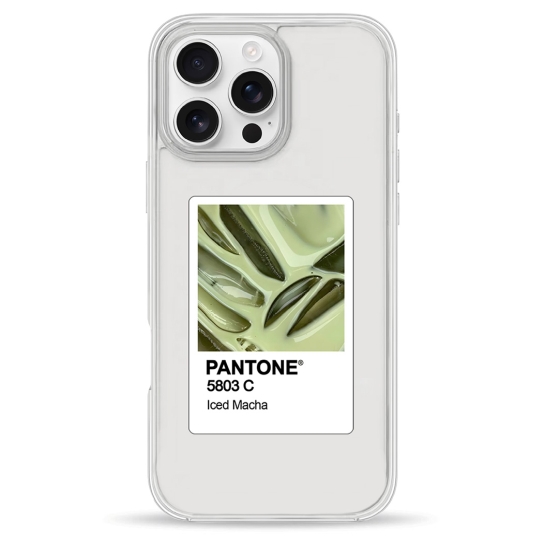 Чохол Pump Clear Case for iPhone 16 Pro PANTONE Iced Macha - ціна, характеристики, відгуки, розстрочка, фото 1