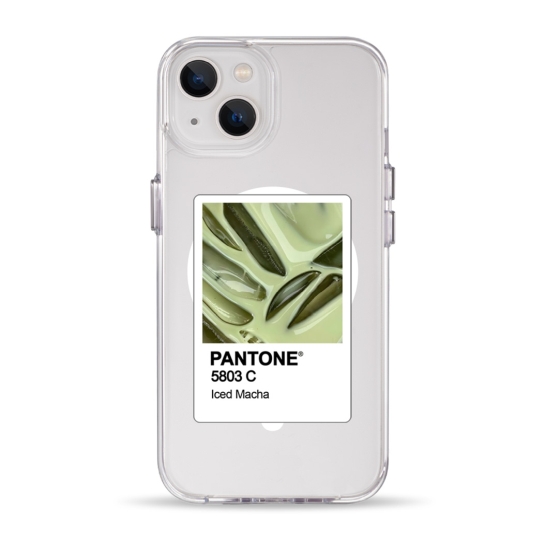 Чехол Pump Clear Case with MagSafe for iPhone 13 PANTONE Iced Macha - цена, характеристики, отзывы, рассрочка, фото 1