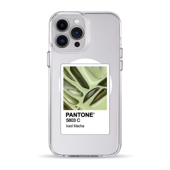 Чехол Pump Clear Case with MagSafe for iPhone 13 Pro Max PANTONE Iced Macha - цена, характеристики, отзывы, рассрочка, фото 1