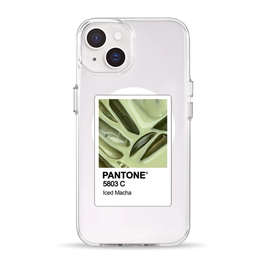 Чохол Pump Clear Case with MagSafe for iPhone 14 PANTONE Iced Macha