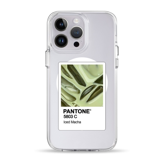 Чехол Pump Clear Case with MagSafe for iPhone 14 Pro PANTONE Iced Macha - цена, характеристики, отзывы, рассрочка, фото 1
