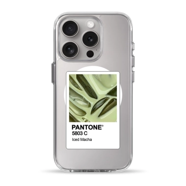 Чехол Pump Clear Case with MagSafe for iPhone 15 Pro PANTONE Iced Macha - цена, характеристики, отзывы, рассрочка, фото 1
