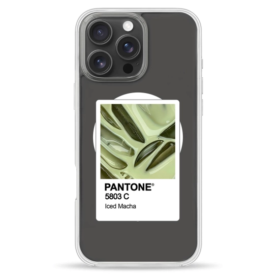 Чохол Pump Clear Case with MagSafe for iPhone 16 Pro PANTONE Iced Macha