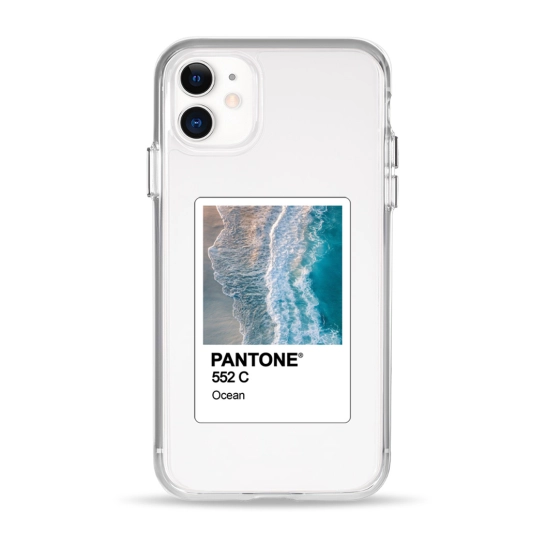 Чохол Pump Clear Case for iPhone 11 PANTONE Ocean
