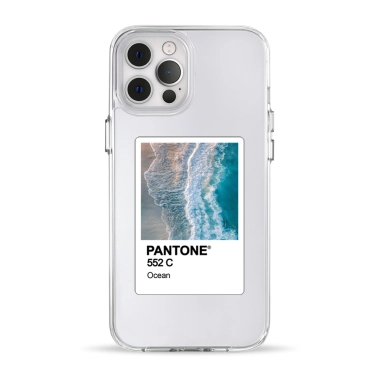 Чехол Pump Clear Case for iPhone 12 Pro Max PANTONE Ocean - цена, характеристики, отзывы, рассрочка, фото 1