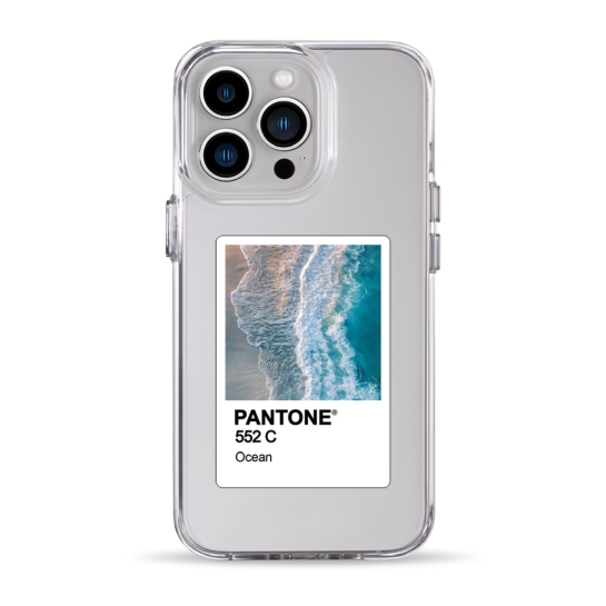 Чохол Pump Clear Case for iPhone 13 Pro PANTONE Ocean - ціна, характеристики, відгуки, розстрочка, фото 1