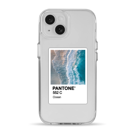 Чохол Pump Clear Case for iPhone 15 PANTONE Ocean