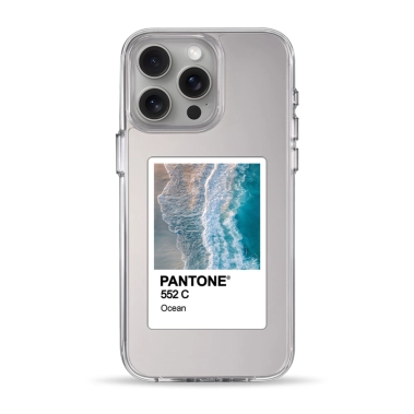 Чехол Pump Clear Case for iPhone 15 Pro Max PANTONE Ocean - цена, характеристики, отзывы, рассрочка, фото 1