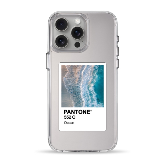 Чехол Pump Clear Case for iPhone 15 Pro Max PANTONE Ocean - цена, характеристики, отзывы, рассрочка, фото 1