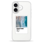 Чехол Pump Clear Case for iPhone 16 PANTONE Ocean