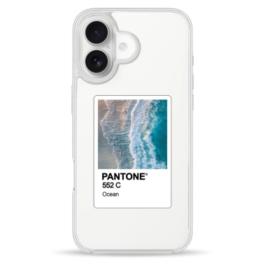 Чехол Pump Clear Case for iPhone 16 PANTONE Ocean - цена, характеристики, отзывы, рассрочка, фото 1