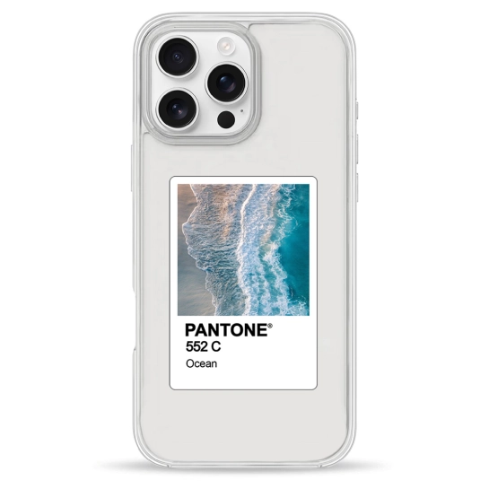 Чохол Pump Clear Case for iPhone 16 Pro Max PANTONE Ocean