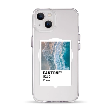 Чехол Pump Clear Case with MagSafe for iPhone 13 PANTONE Ocean - цена, характеристики, отзывы, рассрочка, фото 1