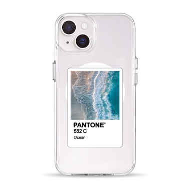 Чохол Pump Clear Case with MagSafe for iPhone 14 PANTONE Ocean - цена, характеристики, отзывы, рассрочка, фото 1
