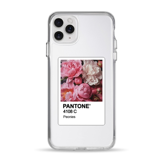 Чехол Pump Clear Case for iPhone 11 Pro Max PANTONE Peonies - цена, характеристики, отзывы, рассрочка, фото 1