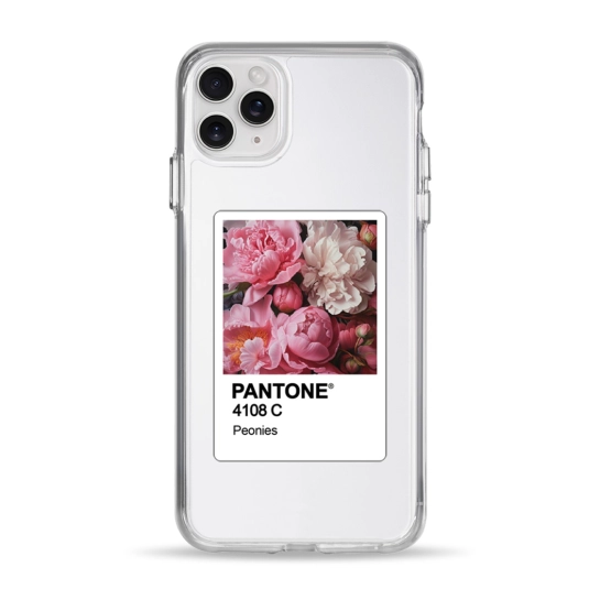 Чохол Pump Clear Case for iPhone 11 Pro Max PANTONE Peonies