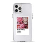 Чехол Pump Clear Case for iPhone 12 Pro Max PANTONE Peonies