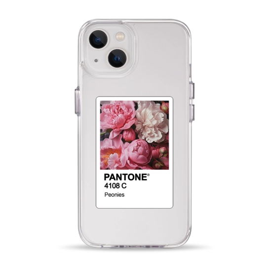 Чохол Pump Clear Case for iPhone 13 PANTONE Peonies