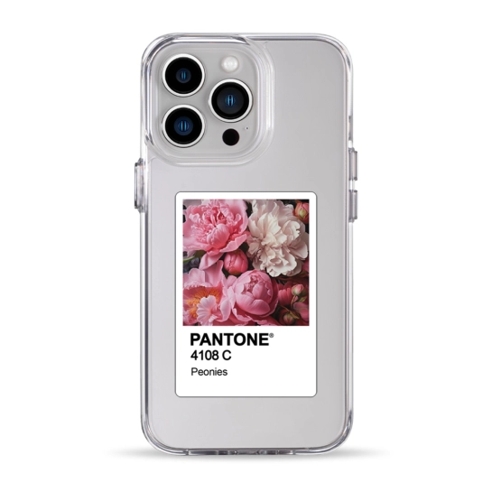 Чохол Pump Clear Case for iPhone 13 Pro PANTONE Peonies