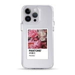 Чохол Pump Clear Case for iPhone 14 Pro Max PANTONE Peonies