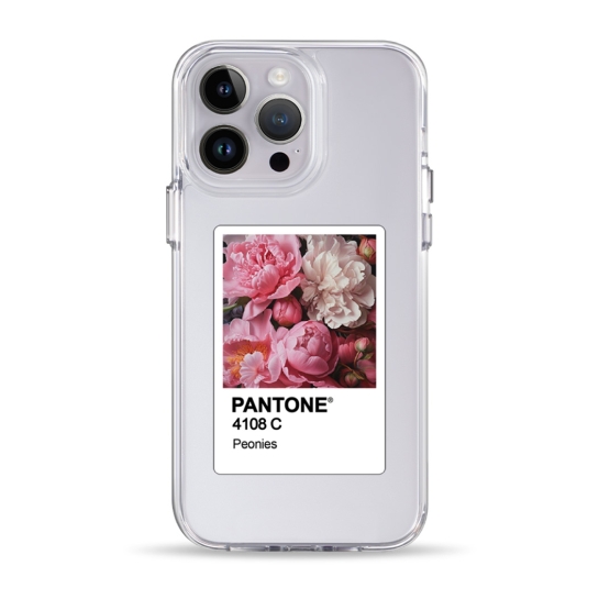 Чехол Pump Clear Case for iPhone 14 Pro Max PANTONE Peonies - цена, характеристики, отзывы, рассрочка, фото 1