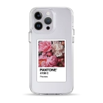 Чехол Pump Clear Case for iPhone 14 Pro PANTONE Peonies