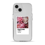 Чохол Pump Clear Case for iPhone 15 PANTONE Peonies