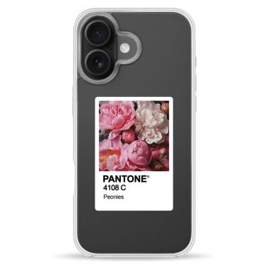 Чохол Pump Clear Case for iPhone 16 PANTONE Peonies - цена, характеристики, отзывы, рассрочка, фото 1