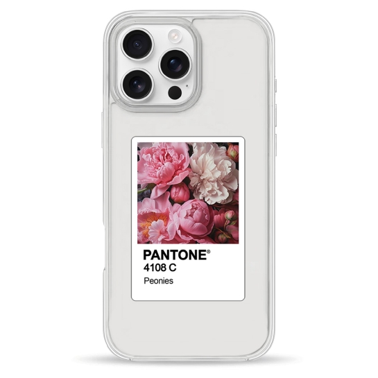 Чохол Pump Clear Case for iPhone 16 Pro PANTONE Peonies - ціна, характеристики, відгуки, розстрочка, фото 1
