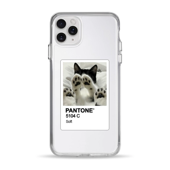 Чехол Pump Clear Case for iPhone 11 Pro Max PANTONE Soft