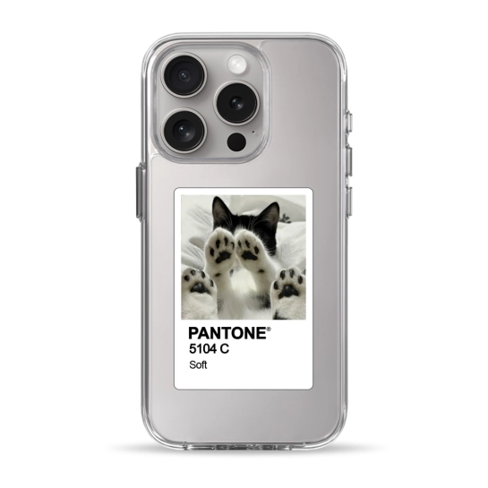 Чехол Pump Clear Case for iPhone 15 Pro PANTONE Soft