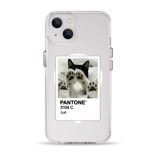 Чехол Pump Clear Case with MagSafe for iPhone 13 PANTONE Soft