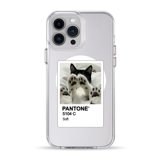 Чехол Pump Clear Case with MagSafe for iPhone 13 Pro Max PANTONE Soft - цена, характеристики, отзывы, рассрочка, фото 1