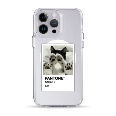 Чохол Pump Clear Case with MagSafe for iPhone 14 Pro Max PANTONE Soft - цена, характеристики, отзывы, рассрочка, фото 1