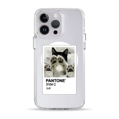 Чохол Pump Clear Case with MagSafe for iPhone 14 Pro PANTONE Soft - цена, характеристики, отзывы, рассрочка, фото 1
