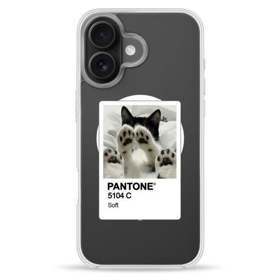 Чохол Pump Clear Case with MagSafe for iPhone 16 PANTONE Soft