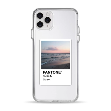Чохол Pump Clear Case for iPhone 11 Pro Max PANTONE Sunset - цена, характеристики, отзывы, рассрочка, фото 1