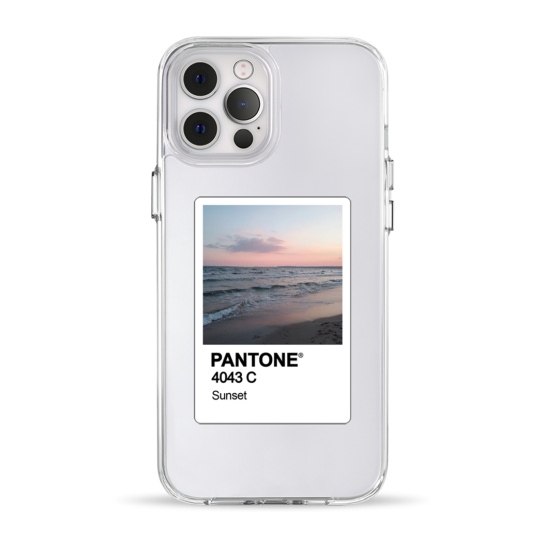 Чехол Pump Clear Case for iPhone 12 Pro Max PANTONE Sunset - цена, характеристики, отзывы, рассрочка, фото 1