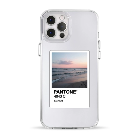 Чехол Pump Clear Case for iPhone 12 Pro Max PANTONE Sunset