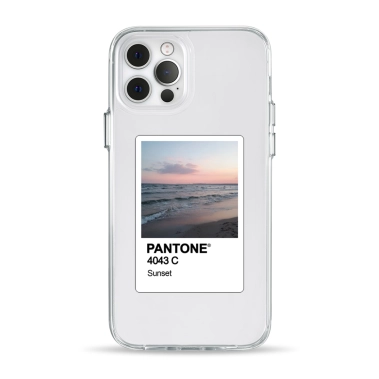 Чохол Pump Clear Case for iPhone 12/12 Pro PANTONE Sunset - цена, характеристики, отзывы, рассрочка, фото 1