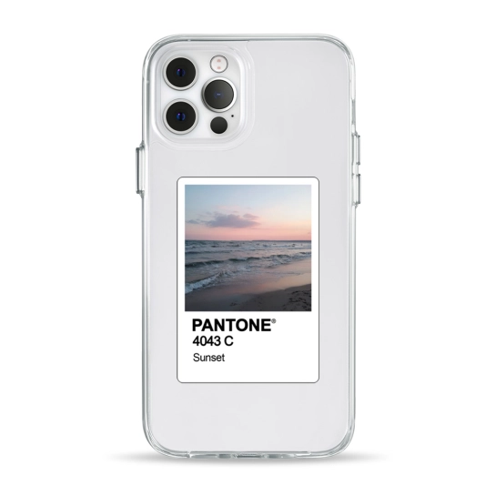 Чехол Pump Clear Case for iPhone 12/12 Pro PANTONE Sunset