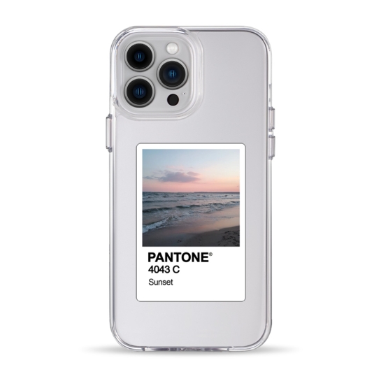Чехол Pump Clear Case for iPhone 13 Pro Max PANTONE Sunset - цена, характеристики, отзывы, рассрочка, фото 1
