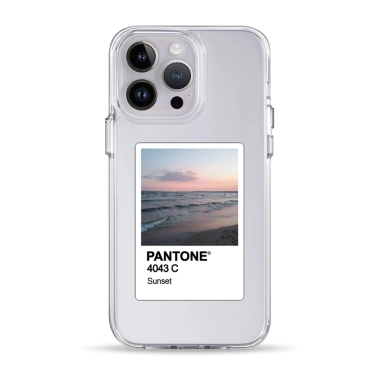 Чохол Pump Clear Case for iPhone 14 Pro Max PANTONE Sunset - цена, характеристики, отзывы, рассрочка, фото 1