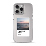 Чехол Pump Clear Case for iPhone 15 Pro Max PANTONE Sunset