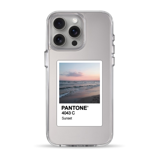 Чехол Pump Clear Case for iPhone 15 Pro Max PANTONE Sunset - цена, характеристики, отзывы, рассрочка, фото 1