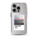 Чехол Pump Clear Case for iPhone 15 Pro PANTONE Sunset